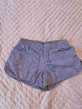 Eddie Bauer Women's Drawstring Athletic Shorts in Slate Blue